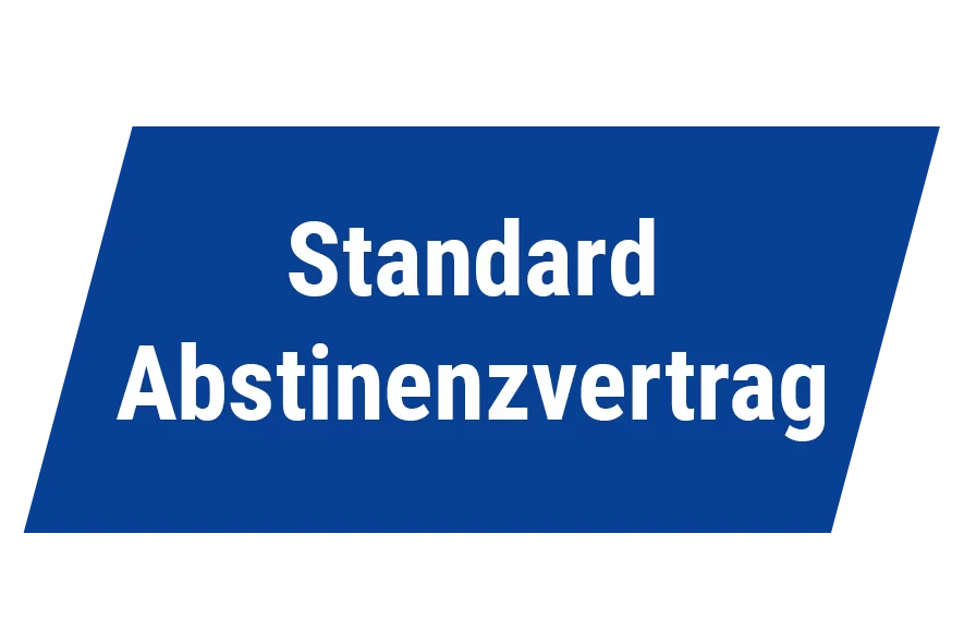 Standardabstinenzvertrag